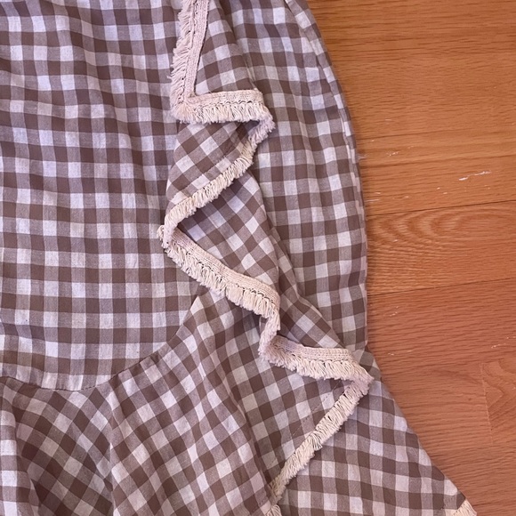 CHECKERED MIDI SKIRT - Picture 3 of 6